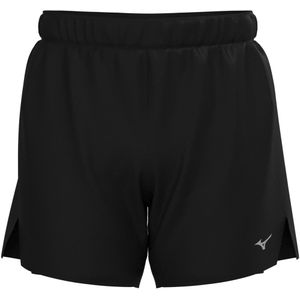Mizuno Core 5.5 Inches 2in1 Short Zwart Heren Maat S