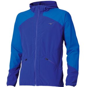 Mizuno Active Alpha Hodded Jacket Sodalite Blauw Heren Maat S