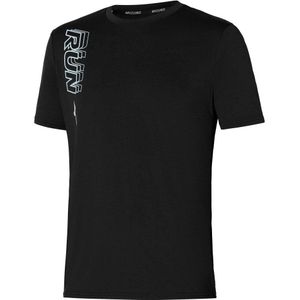 Mizuno CORE RUN T-SHIRT Zwart Heren Maat S