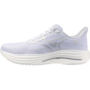Mizuno WAVE RIDER 29 Hardloopschoenen Wit/Zilver/Harbor Mist Dames/Heren Maat 38,5