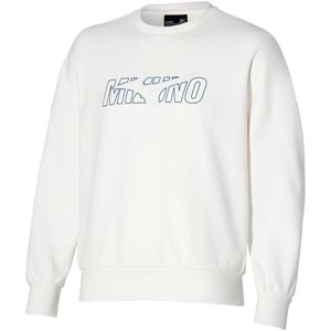 Mizuno Athletics Graphic Crew Wit Heren Maat XXL