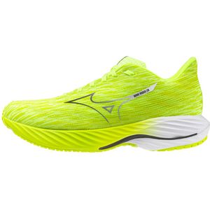 Mizuno WAVE RIDER 28 Hardloopschoenen Mizuno neo lime/black/acid lime Heren Maat 41