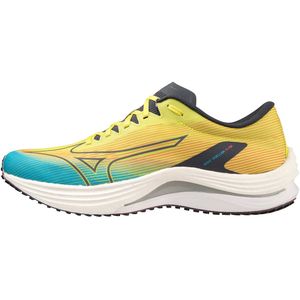 Mizuno WAVE REBELLION FLASH Hardloopschoenen Bolt2(Neon)/OBlauw/JBlauw Heren Maat 44.5