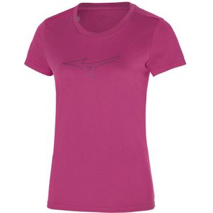 Mizuno Rb Logo Tee Magenta Haze Dames Maat S