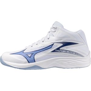 Mizuno THUNDER BLADE Z MID Volleybalschoenen Wit/BellwetherBlauw/BelAirBlu Dames/Heren Maat 47