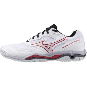 Mizuno WAVE PHANTOM 3 Handbalschoenen Wit/salsa/vulcan Dames/Heren Maat 38.5