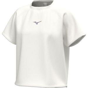 Mizuno Athletics Graphic T-shirt Snow Wit Dames Maat XS