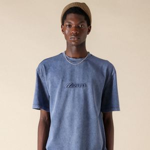 Mizuno MUGEN SPORTSTYLE T-SHIRT Sportstyle schoenen Navy Dames/Heren Maat M