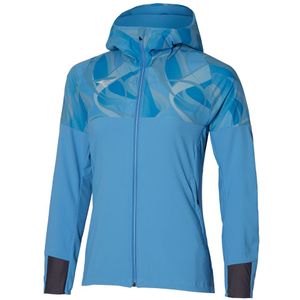 Mizuno PARIS ATHLETE HOODED JACKET Parisian blue Dames Maat XS