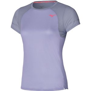 Mizuno DryAeroFlow Tee Pastel Lilac Dames Maat XS
