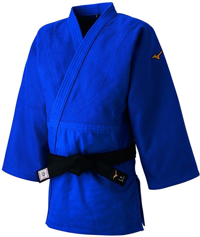 Mizuno - Yusho Best - Judojas - Blauw - Hoogwaardig - IJF Wettelijk