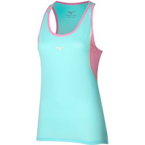 Mizuno DryAeroFlow Tank Blauw Glow Dames Maat L