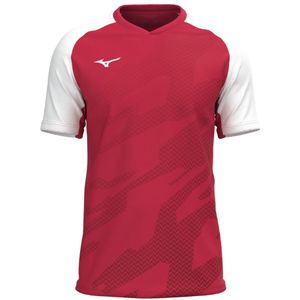 Mizuno Game Shirt Meisaigara Volleybalschoenen Rood/Wit Heren Maat S