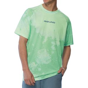 Mizuno ATHLETICS FRONTIER GRAPHIC T-SHIRT Patina green Heren Maat S