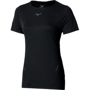 Mizuno - Tech Light Dryaeroflow - T-shirt - Zwart - Dames