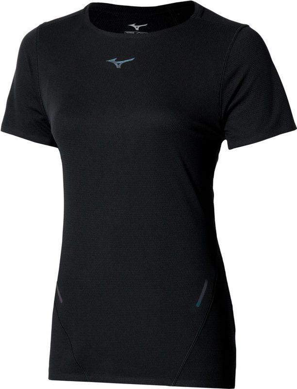Mizuno - Tech Light Dryaeroflow - T-shirt - Zwart - Dames