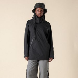 Mizuno SHINZO PULLOVER SHIRT Sportstyle schoenen Zwart Dames/Heren Maat S