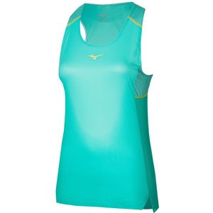 Mizuno Aero Tank Blauw Turquoise Dames Maat XL