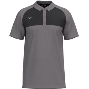 Mizuno Contrast Polo Charcoal Heren Maat M