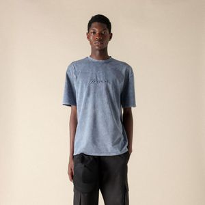 Mizuno MUGEN SPORTSTYLE T-SHIRT Sportstyle schoenen Blauw Dames/Heren Maat S