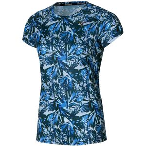 Mizuno Two Loop 88 Tee Printed Navy Dames Maat XS