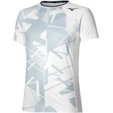 Mizuno - Daybreakers Shadow Graphic - T-shirt - Wit / Gray - Heren