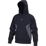 Mizuno Athletics Hoodie Baritone Blauw/Blauw Granite Heren Maat S