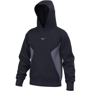 Mizuno Athletics Hoodie Baritone Blauw/Blauw Granite Heren Maat S