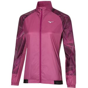 Mizuno Aero Jacket Magenta Haze Dames Maat XL