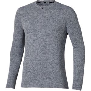 Mizuno - Core Impulse - Longsleeve T-shirt - Quicksilver - Heren