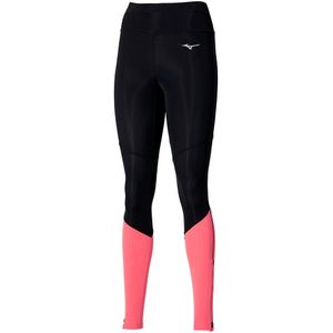Mizuno Impulse Core Long Tight Zwart/Sunkissed Coral Dames Maat XS