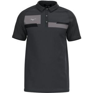 Mizuno Interlock Polo Zwart Heren Maat S