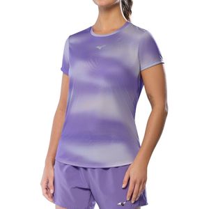 Mizuno CORE GRAPHIC T-SHIRT Thistle Dames Maat S