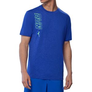 Mizuno CORE RUN T-SHIRT Reflexblue Heren Maat S