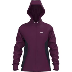 Mizuno Athletics Sweat Jacket Dark Paars/Baritone Blauw Dames Maat XS