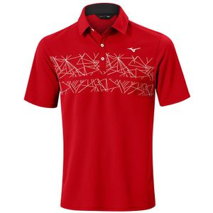 Mizuno Breath Thermo Graphic Polo REPLACE Heren Maat S
