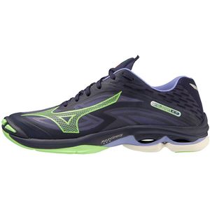 Mizuno WAVE LIGHTNING Z7 Volleybalschoenen EveBlauw/TechGroen/Iolite Dames/Heren Maat 38