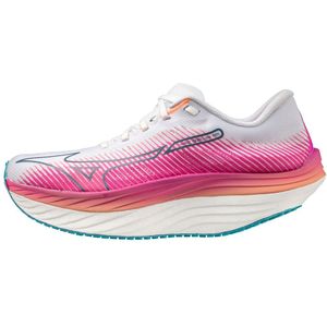 Mizuno WAVE REBELLION PRO Hardloopschoenen Wit/Zilver/807 C Dames Maat 40