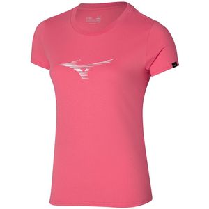 Mizuno Athletics RB Tee Sunkissed Coral Dames Maat M