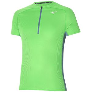 Mizuno Trail DryAeroFlow HZ Tee Light Groen Heren Maat S