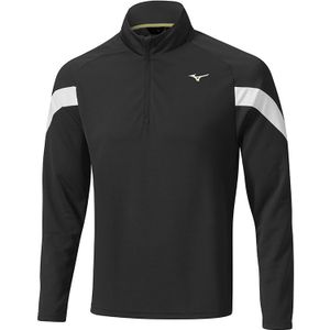 Mizuno Breath thermo Drop 1/4 Zip Zwart Heren Maat XL