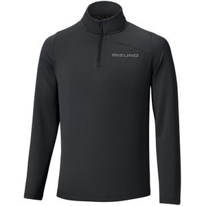 Mizuno Tech 1/4 Zip Zwart Dames/Heren Maat S