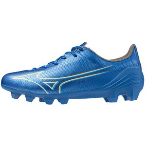 MIZUNO ALPHA SELECT JR Voetbalschoenen Laser blue/white/gold Junior Maat 37