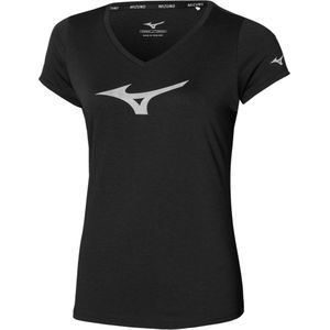 Mizuno - CORE RB T-SHIRT - Zwart - Dames
