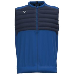 Mizuno Hybrid Bomber Gilet Blauw Heren Maat M