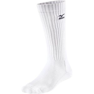 Mizuno Vb Socks Long 1 Pair Wit/Navy Dames/Heren Maat L