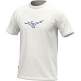 Mizuno Athletics RB T-shirt Snow Wit Heren Maat S