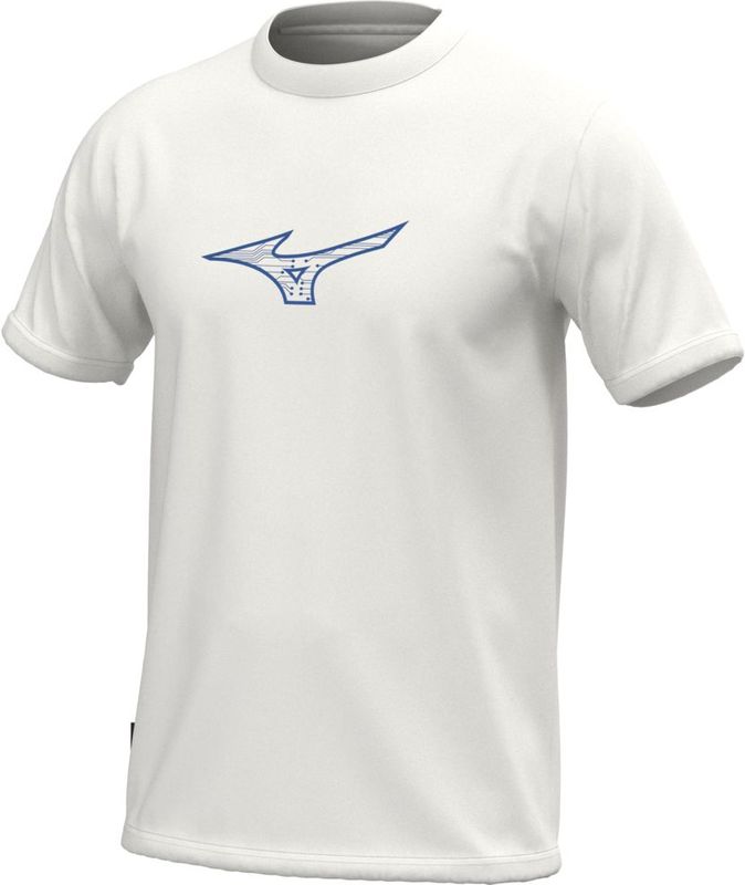 Mizuno Athletics RB T-shirt Snow Wit Heren Maat S