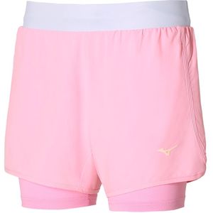 Mizuno ER 4.5 2in1 Short Lilac Chiffon Dames Maat XS