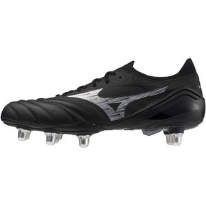 Mizuno MORELIA NEO IV BETA ELITE SI Voetbalschoenen Zwart/galaxy silver/black Dames/Heren Maat 39